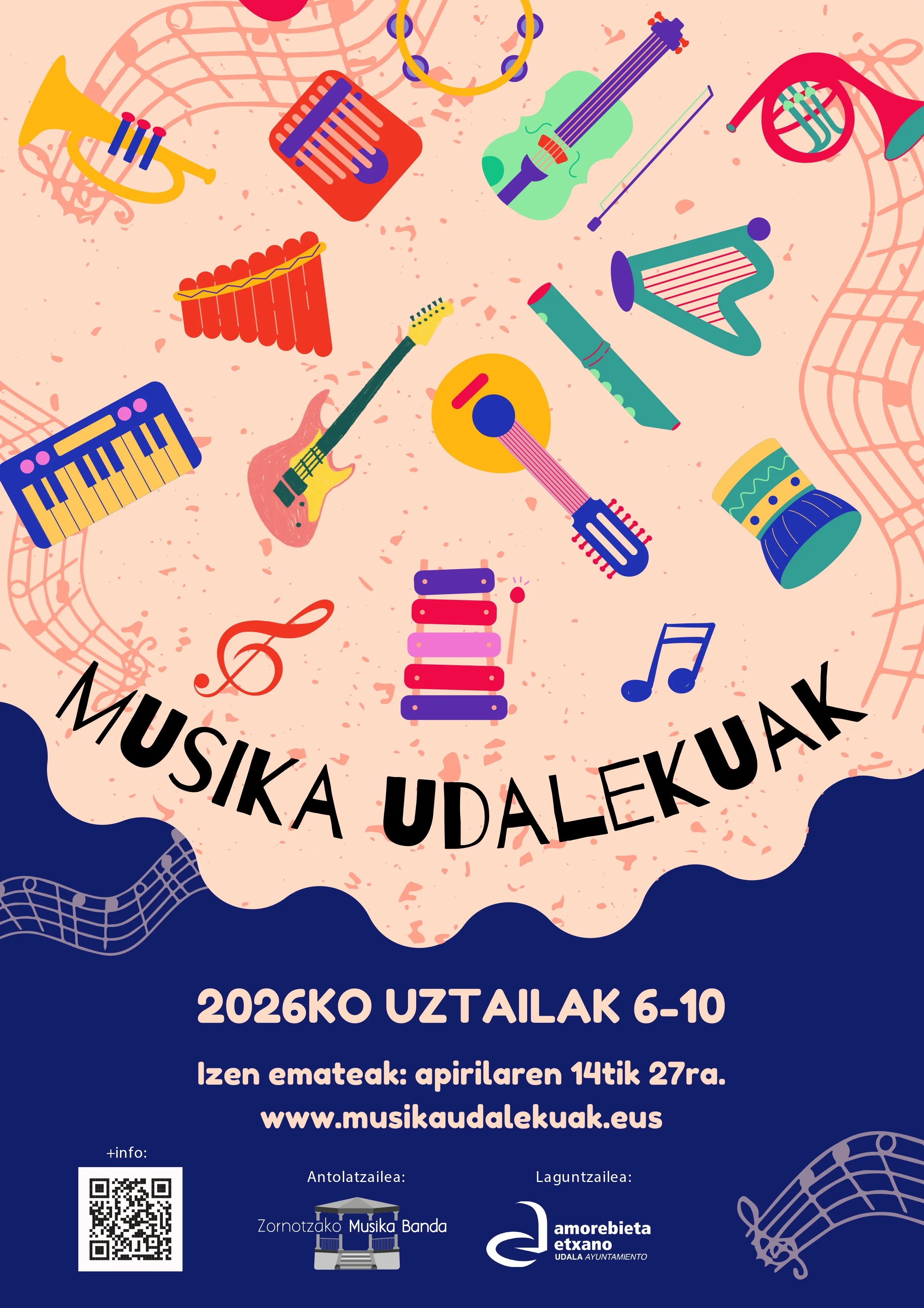 Musika Udalekuak Kartela